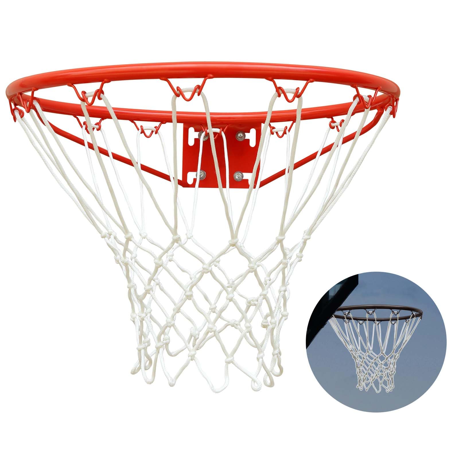 Glow in The Dark Basketball Net - LED Light Up Basketball Hoop Net for Outdoor & Indoor Use - All Weather Durable Replacement Net for Night Games & Backyard Fun