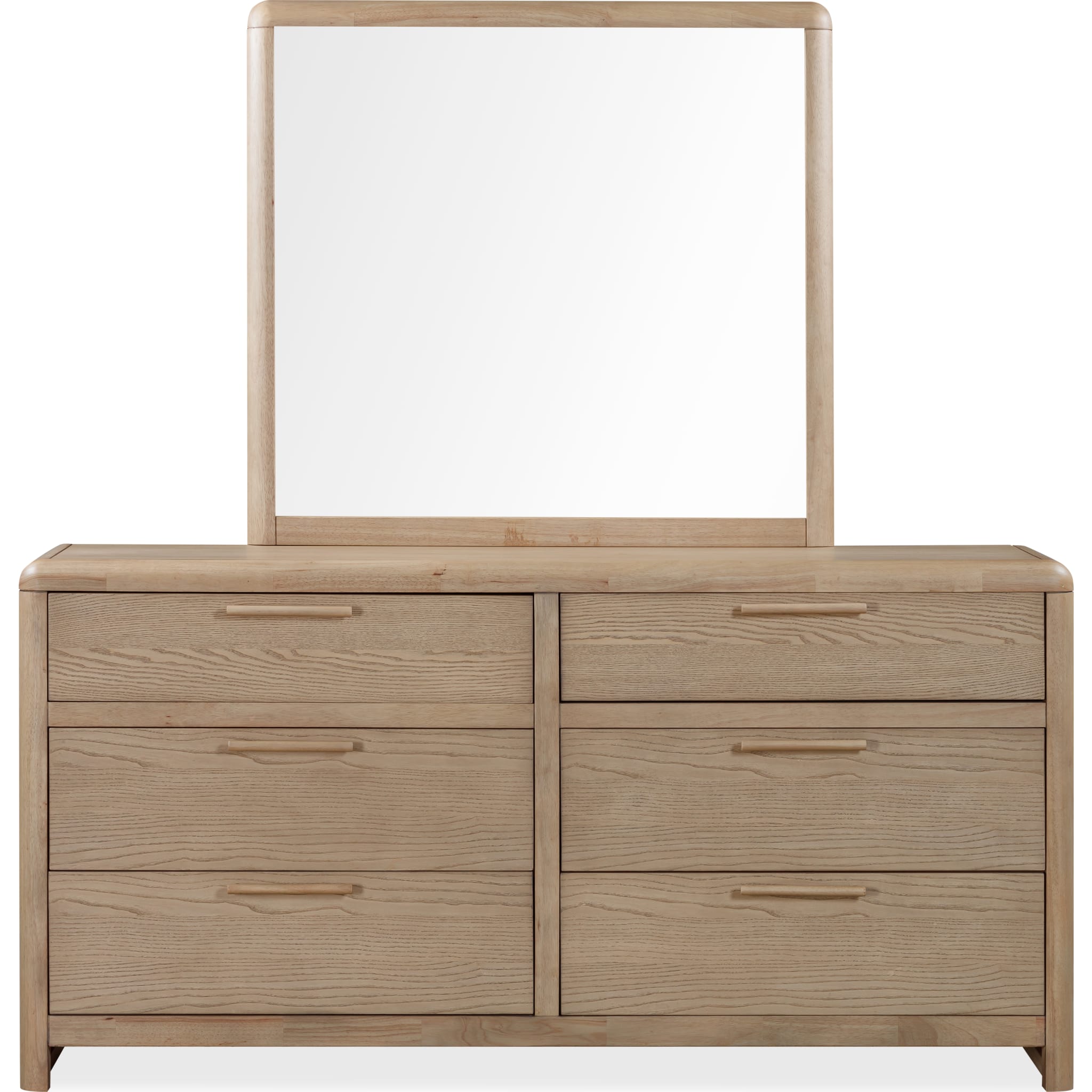 Furano Ginger Wall Mirror or Dresser Mirror - Elegant Home Decor for Bedroom, Living Room & Entryway