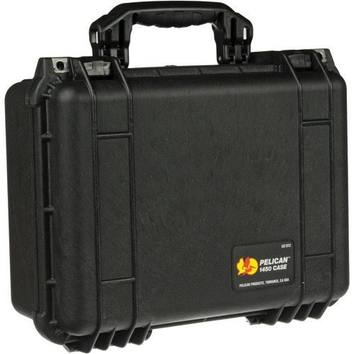 Pelican 1450 Protective Case with Foam Insert - Waterproof Hard Shell Storage for Cameras, Electronics & Equipment - Perfect for Travel, Outdoor Adventures & Professional Use