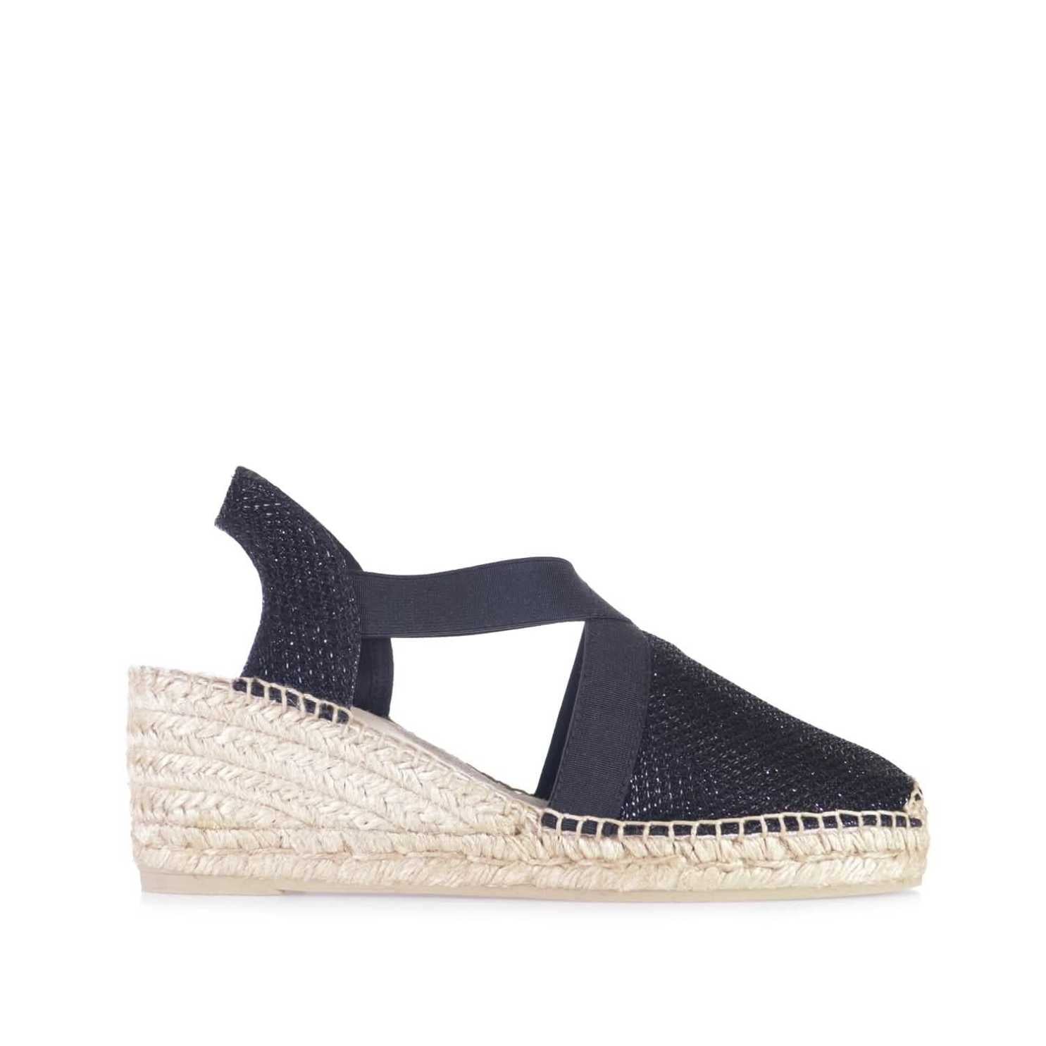 Women's Metallic Cotton Blend Wedge Espadrilles - Comfortable Summer Casual Shoes for Beach, Party & Everyday Wear
