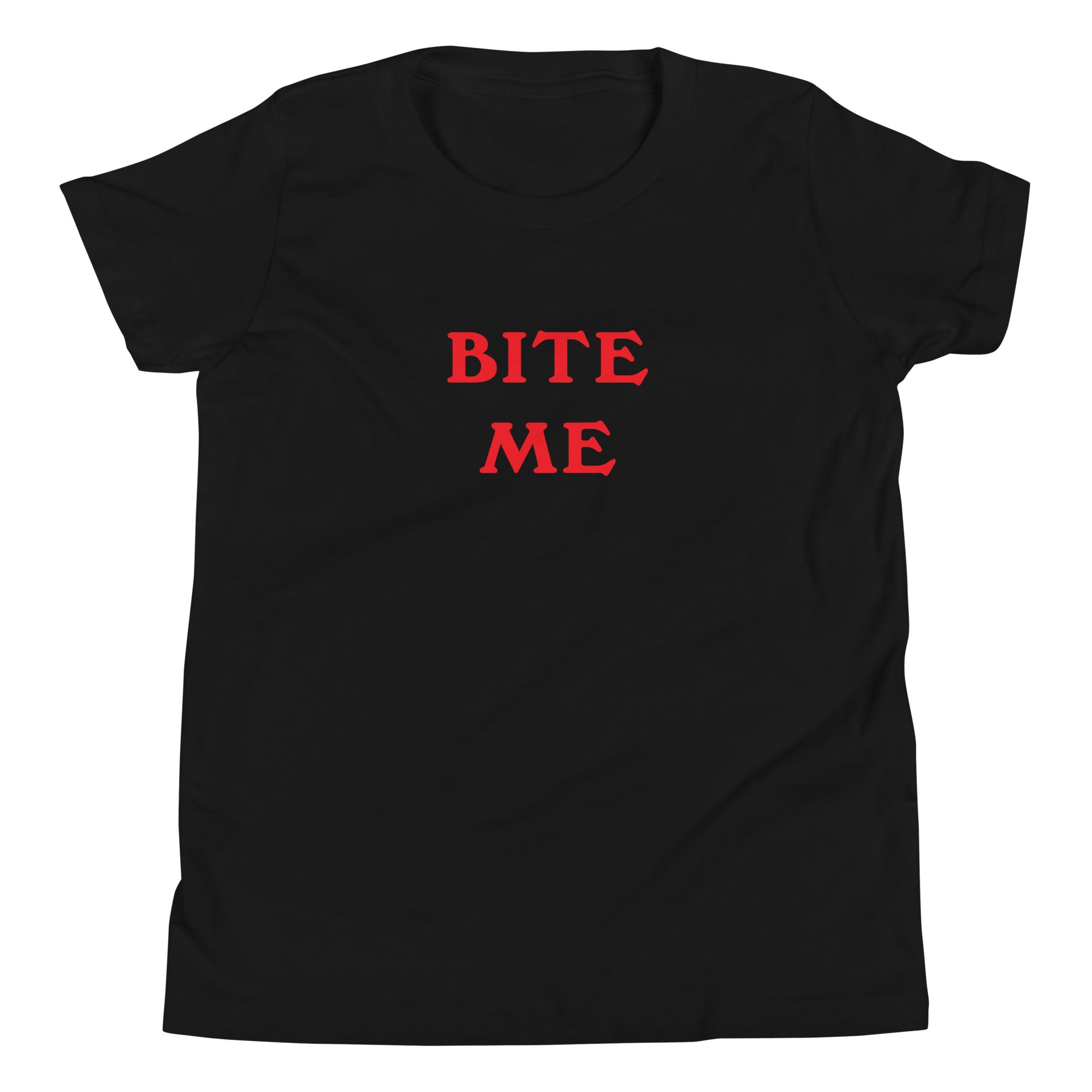 Paris Hilton Y2K Style Bite Me Graphic Short Sleeve T-Shirt for Kids - Trendy Youth Fashion Tee for School, Parties & Casual Wear