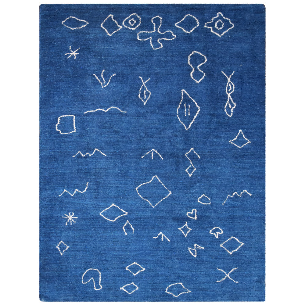 Handmade Reflection Hand Knotted Rug - Premium Wool Area Rug for Living Room, Bedroom & Dining Room Decor - Traditional Persian Style Carpet for Home & Office