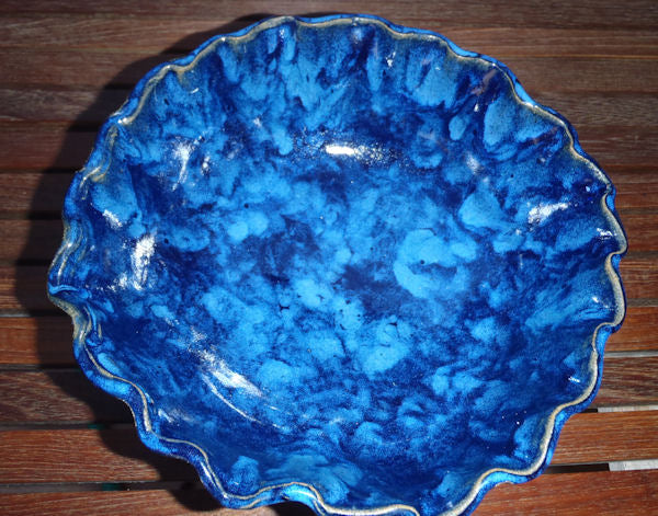 Coyote Cobalt Blue Glaze Ceramic Mug - Handmade Coffee Cup with Unique Blue Glaze - Perfect for Home, Office & Gifts