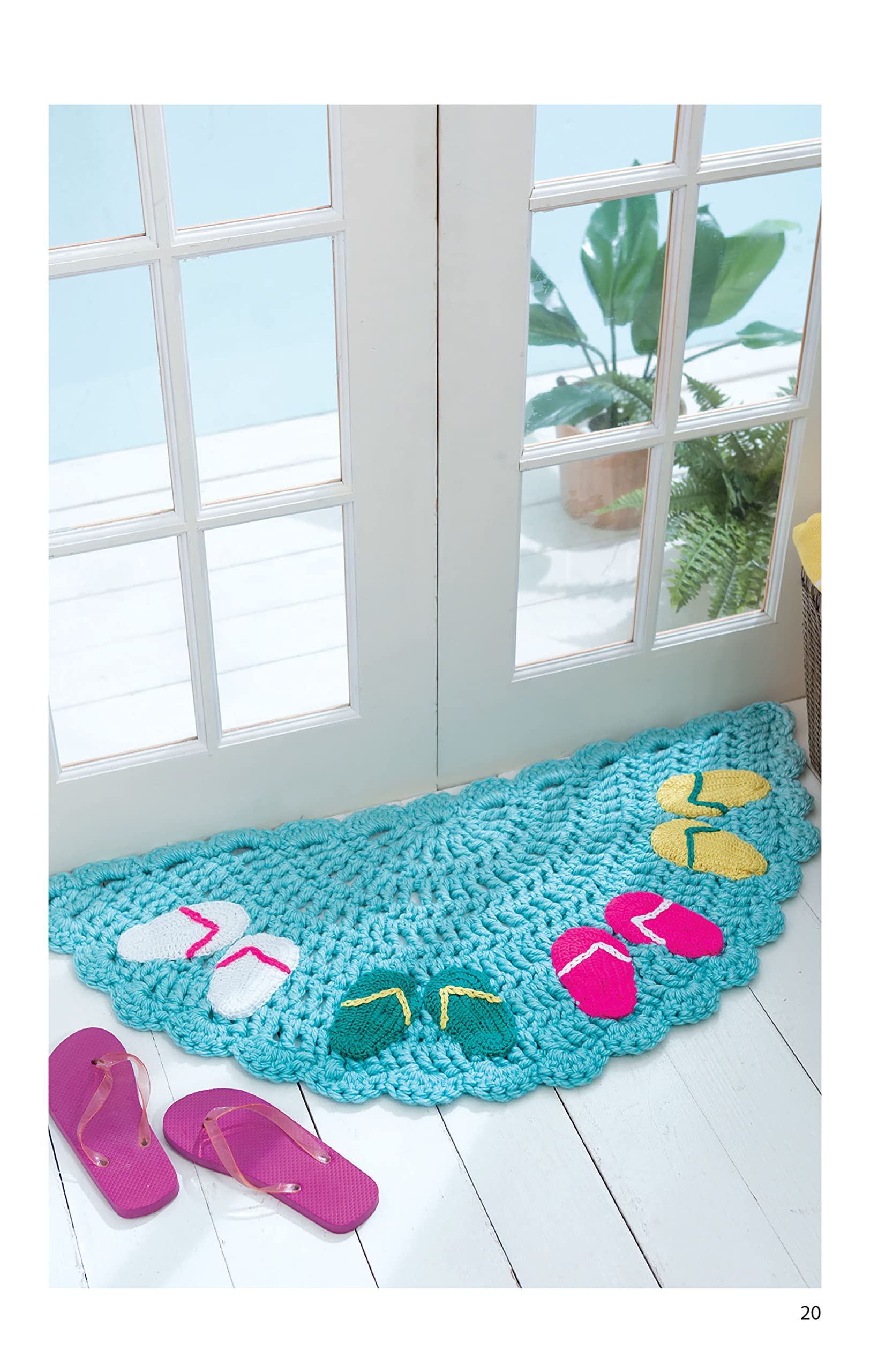 Leisure Arts Half Moon Rugs Crochet Book - DIY Crochet Patterns for Boho Home Decor, Handmade Rugs & Wall Hangings | Perfect for Living Room, Bedroom & Nursery Decor