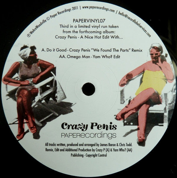 Crazy Penis – Hot Edit Vinyl Record | 12 Tracks by Paper Recordings (PAPERVINYL07) | Perfect for DJ Sets & Electronic Music Collectors