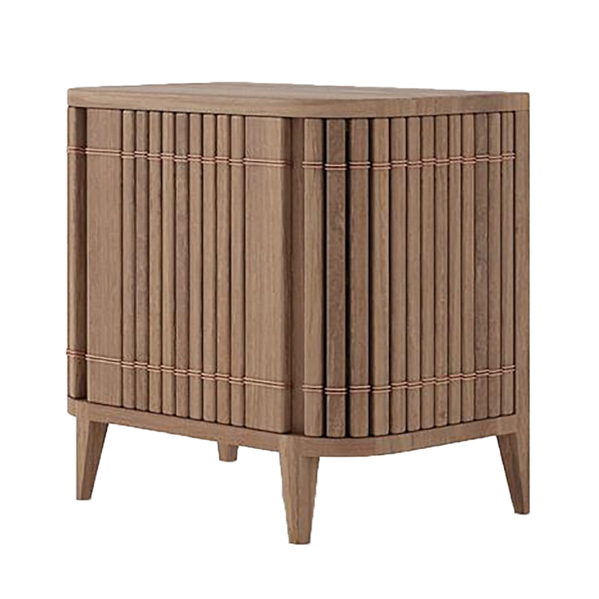 Koppar Side Table with Left Hinges - Modern End Table for Living Room, Bedroom, or Office - Perfect for Small Spaces & Home Decor