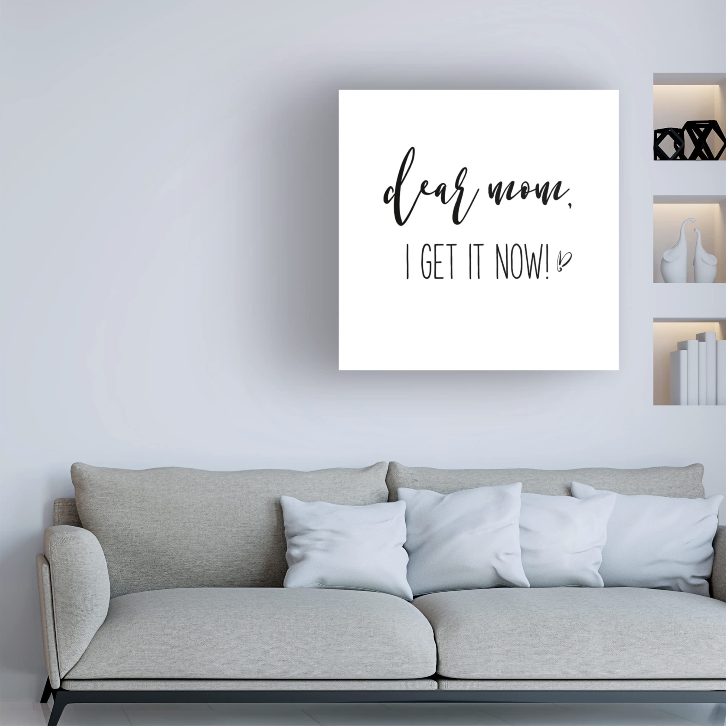Farida Zaman 'Budding Beauty Pattern IIF' Floral Canvas Wall Art - Modern Home Decor for Living Room, Bedroom & Office