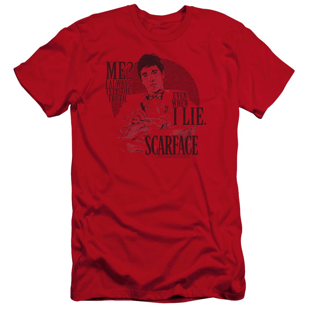 Scarface Truth Unisex T-Shirt for Men & Women - Premium Cotton Canvas Tee for Casual Wear, Street Style & Movie Fans