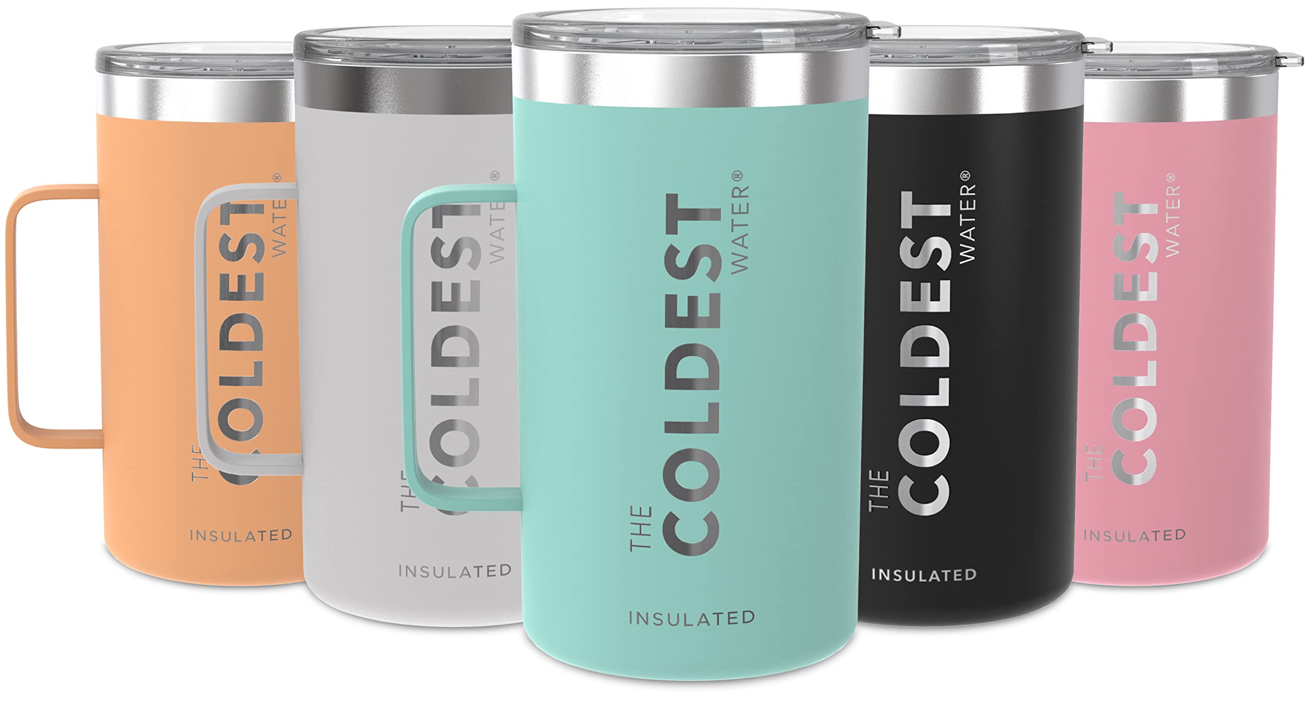 The Coldest Coffee Mug - 24 oz Stainless Steel Super Insulated Travel Mug for Hot & Cold Drinks, Perfect for Tea, Lattes, Cappuccino, Mint Green - Ideal for Office, Commute, and Outdoor Adventures