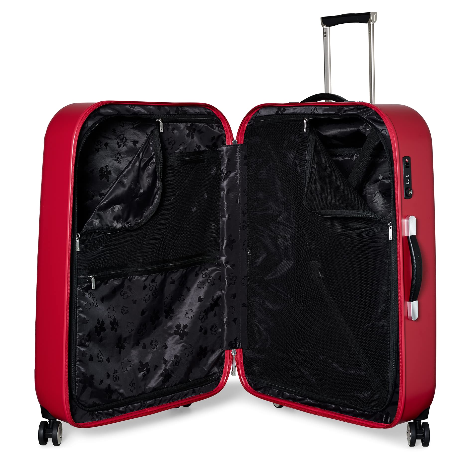 Ted Baker Women's Belle Lightweight Hardshell Spinner Luggage Suitcase - Stylish Carry-On for Travel, Business Trips & Weekend Getaways