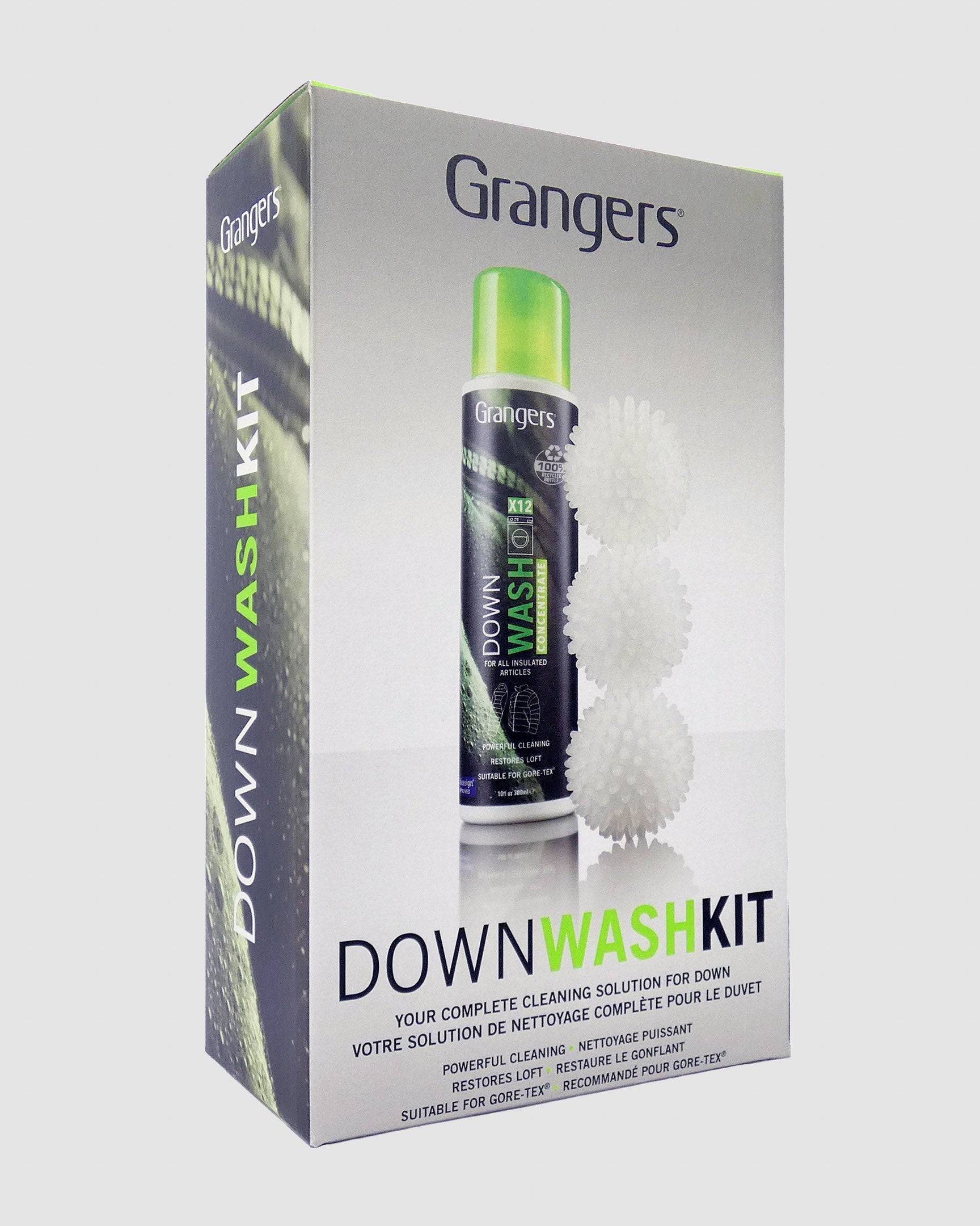 Grangers Down Wash Kit - Gentle Cleaning Solution for Down Jackets & Sleeping Bags - Perfect for Outdoor Gear Maintenance & Winter Apparel Care