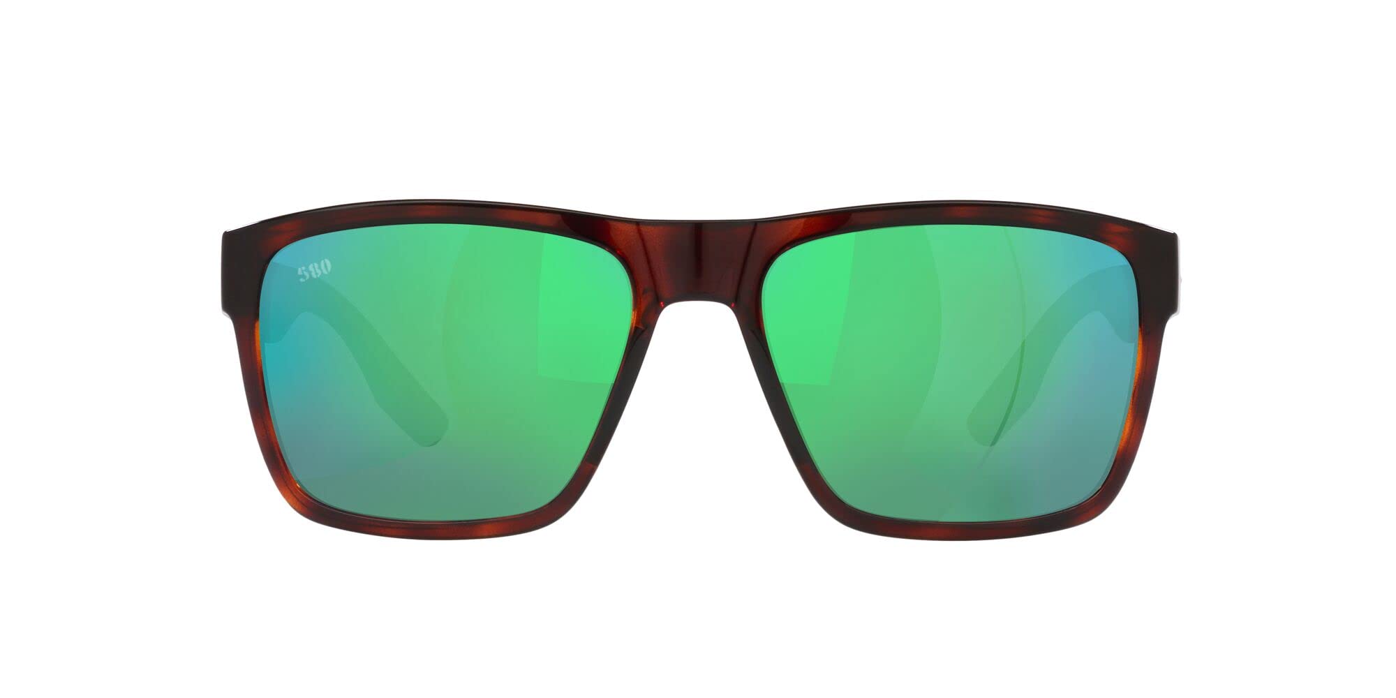 Costa Men's Sunglasses - Matte Black Frame with Blue Mirror Lenses, 59MM UV Protection - Perfect for Driving, Beach & Outdoor Activities