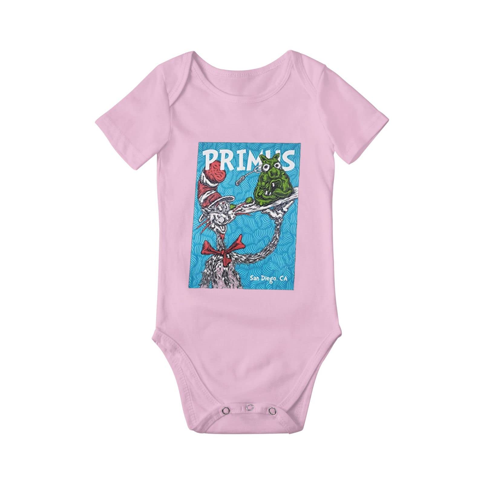 **Priimus Band Baby Onesie - Soft Cotton Unisex Newborn Romper, 3D Printed Funny Short-Sleeve Bodysuit (0-6 Months) for Baby Boys & Girls - Perfect for Playtime, Photo Shoots & Everyday Comfort**