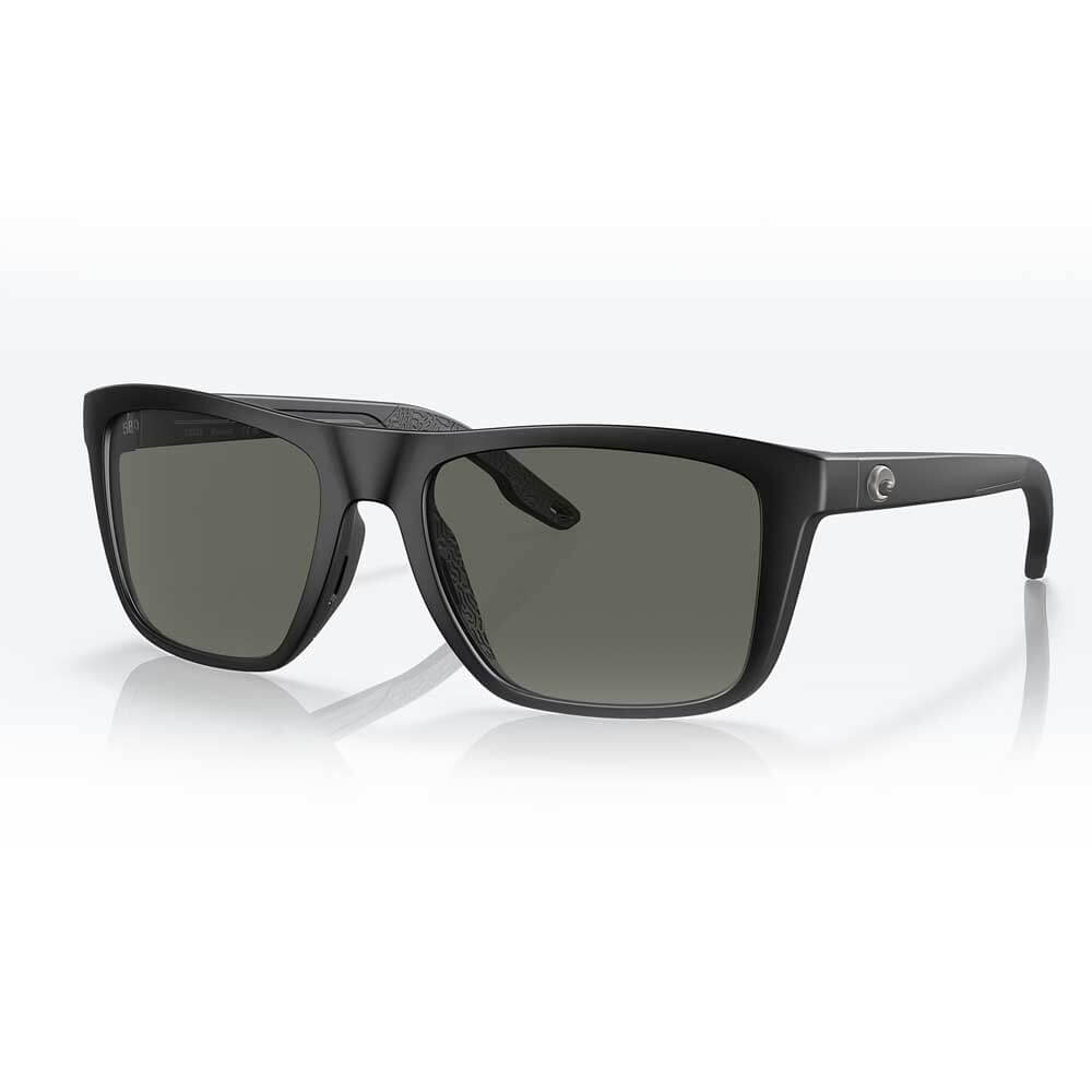 MATTE BLACK/BLUE GLASS