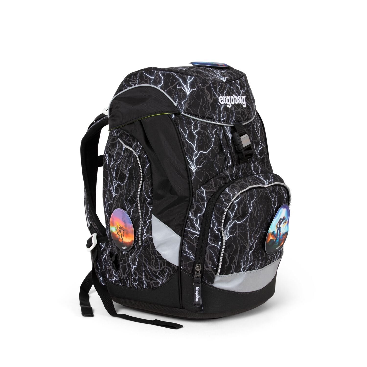 Ergobag School Backpack 6-Piece Set - SuperReflektBear Glow Edition | Lightweight Durable Kids Bookbag for Elementary Students | Perfect for School, Travel & Outdoor Adventures