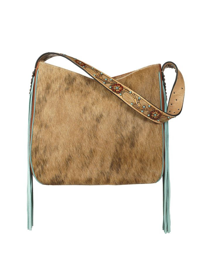 Ariat A770005308 Women's Lorelei Shoulder Bag - Tan Leather Crossbody Purse for Casual Outings & Everyday Use