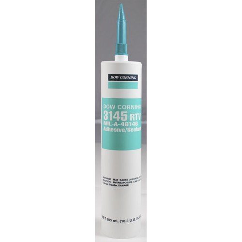 Dow Corning 3145 Clear RTV Silicone Sealant - 10.3 oz Cartridge for Waterproofing, Bonding & DIY Home Repairs | Perfect for Bathrooms, Kitchens & Automotive Applications