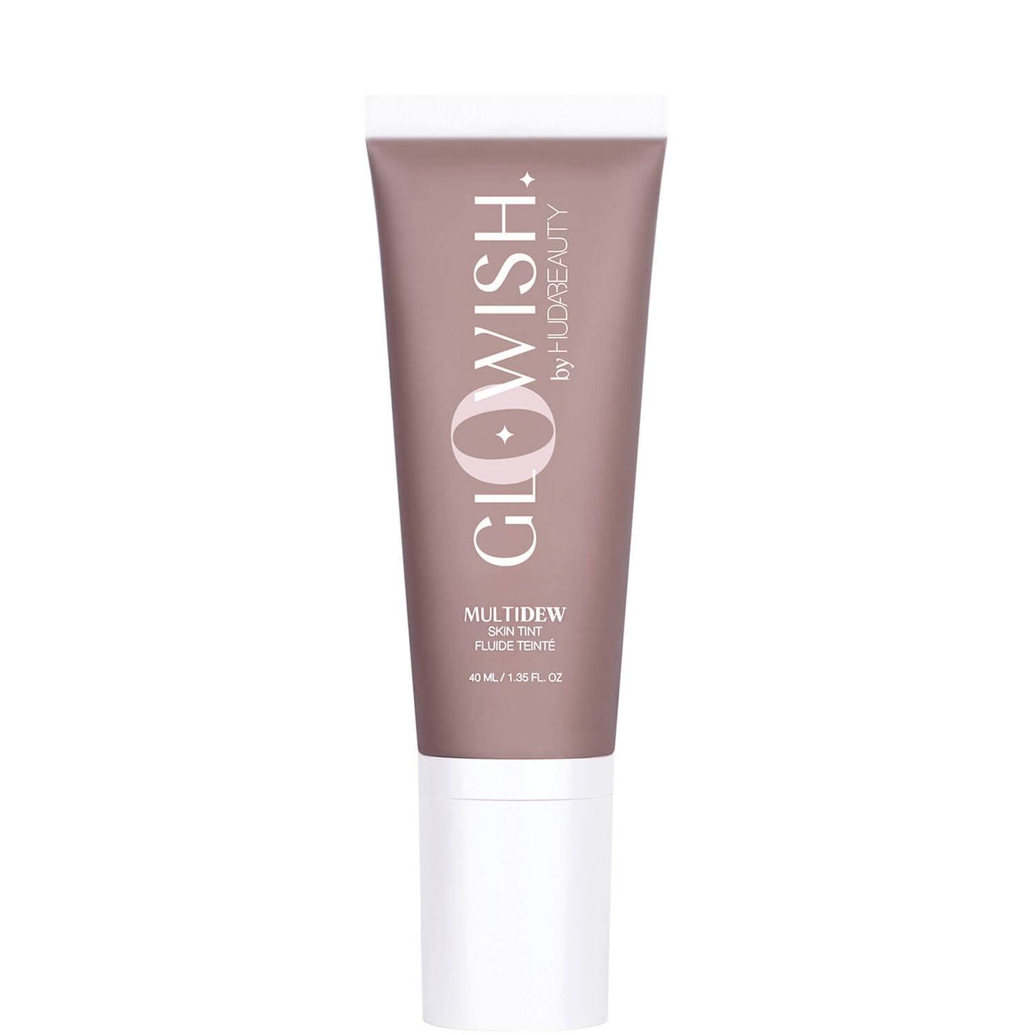 HUDA BEAUTY GloWish Multidew Vegan Skin Tint Foundation - Medium 05 (Shade 05) | Lightweight Hydrating Tinted Moisturizer with Natural Finish | Perfect for Everyday Wear, No-Makeup Looks & Sensitive Skin