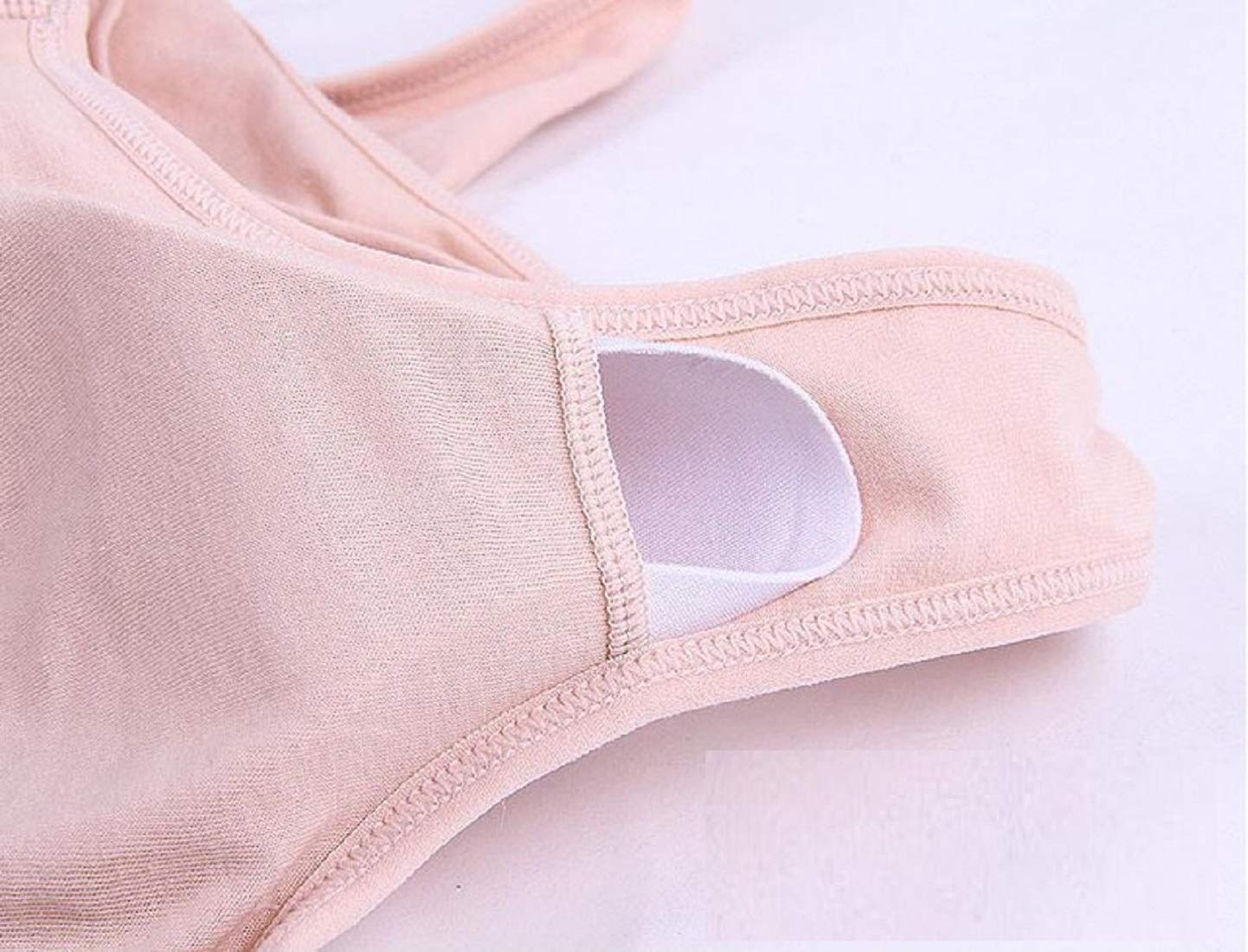Plus Size U Back Seamless Cotton Bras for Middle-Aged Women - No Underwire Front Closure Bralette & Nursing Bra - Comfortable for Daily Wear, Maternity & Postpartum Use