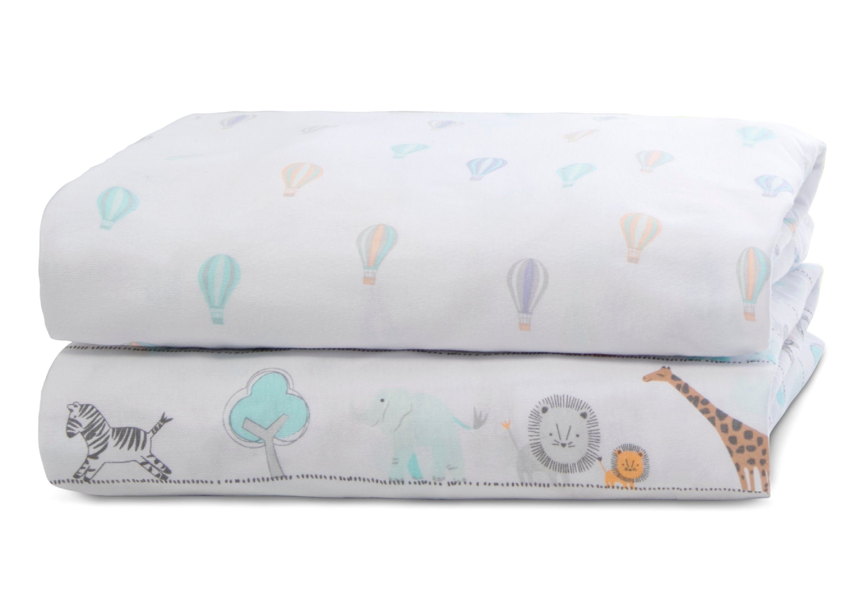 Whimsical Dreams Fitted Crib Sheets 2 Pack - Soft Baby Crib Sheets for Nursery, Toddler & Infant Bed - Perfect for Boys & Girls Nursery Decor
