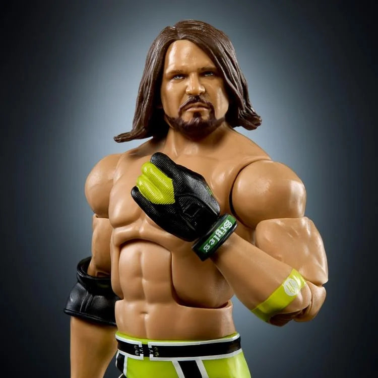 AJ Styles WWE Elite Collection Greatest Hits Series Action Figure - Authentic Collectible for WWE Fans & Wrestling Enthusiasts - Perfect for Display, Gifts, and Memorabilia Collections