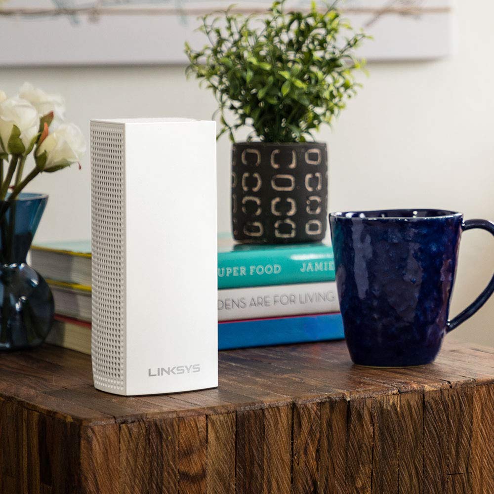 Linksys Velop Tri-Band Whole Home Mesh WiFi System - White | Seamless Coverage for Large Homes & Offices | Fast & Reliable Wireless Networking