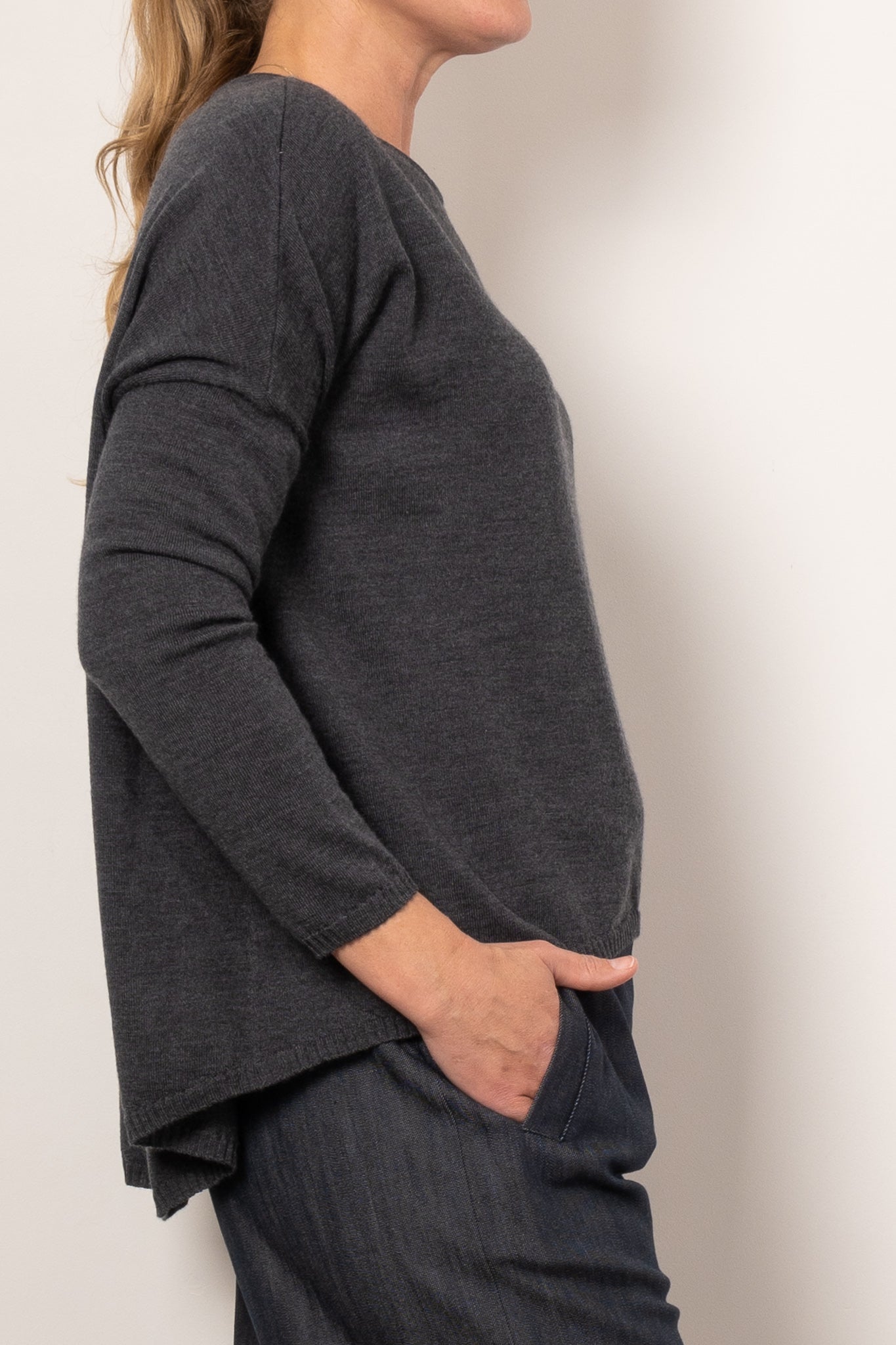 Mela Purdie Arc Sweater - Women's Double Fine Merino Wool Knit Pullover for Fall & Winter | Cozy Casual Wear, Office Outfits, and Weekend Layering