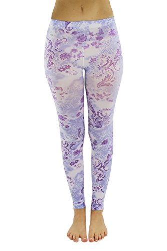 Purple and White
