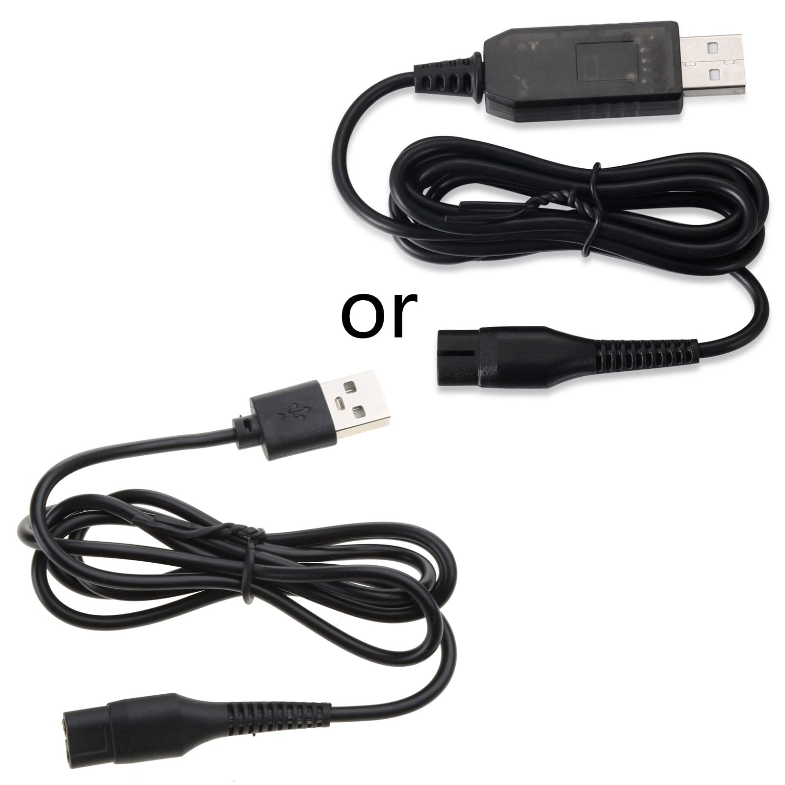 USB Shaver Charger Cable for QP2520/70/90 & QP2620 Series - Replacement Charging Cord for Electric Shavers - Home & Travel Use