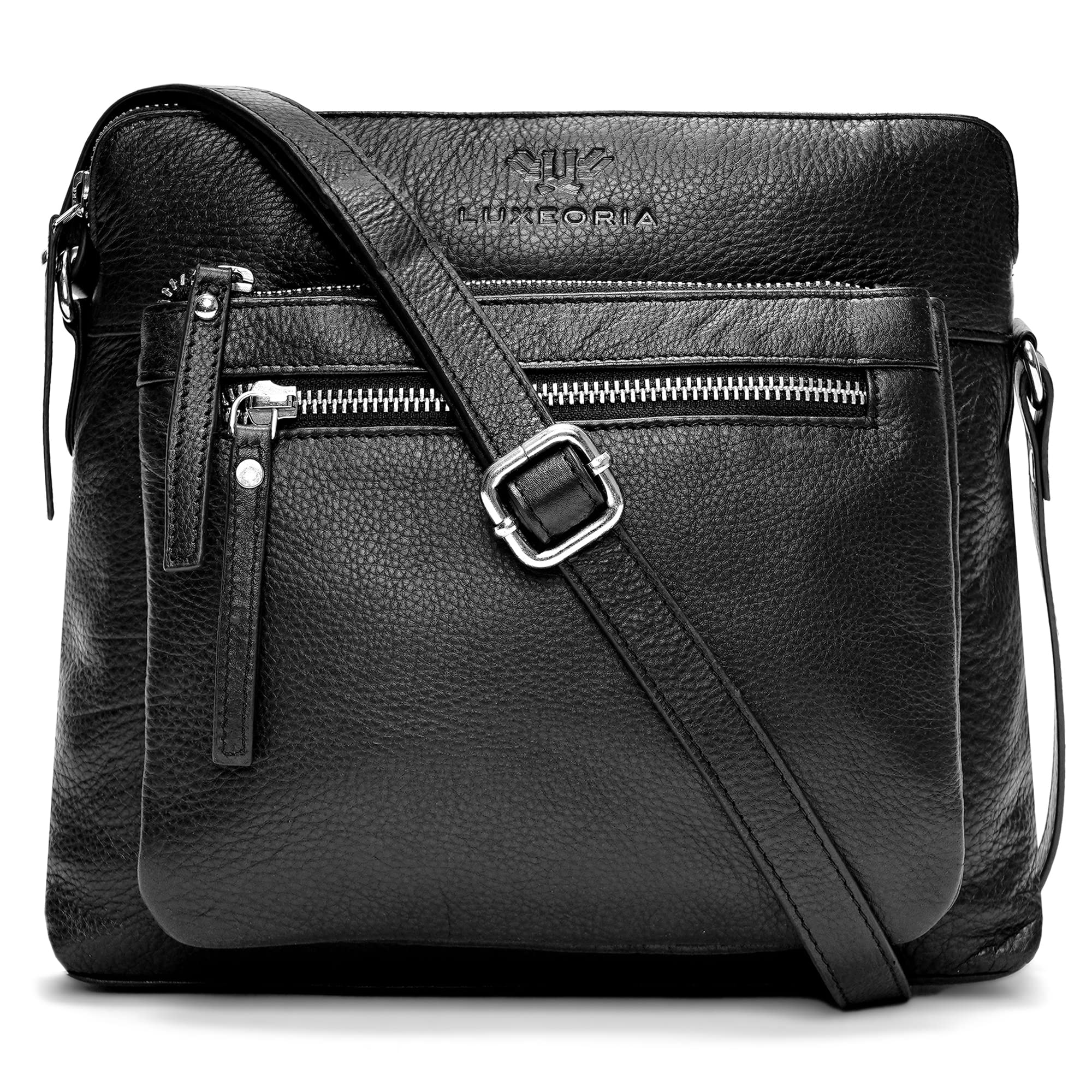 Genuine Leather Crossbody Bags for Women - Premium Handmade Leather Shoulder Purse with Adjustable Strap | Perfect for Work, Travel & Everyday Use