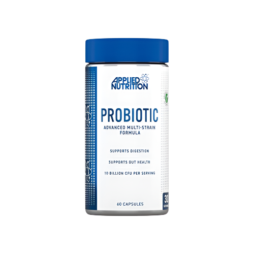 Applied Nutrition Probiotic Advanced Multi-Strain Formula - 60 Capsules for Gut Health, Digestion & Immune Support | Daily Supplement for Men & Women