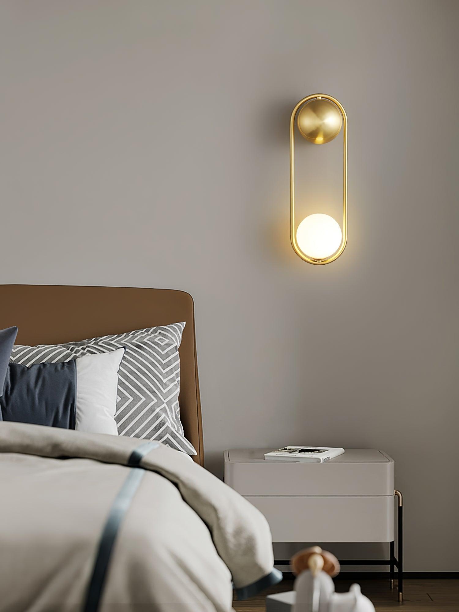 Mila Modern Wall Lamp - Sleek LED Sconce Light Fixture for Bedroom, Living Room & Hallway - Energy Efficient Dimmable Lighting for Home Decor