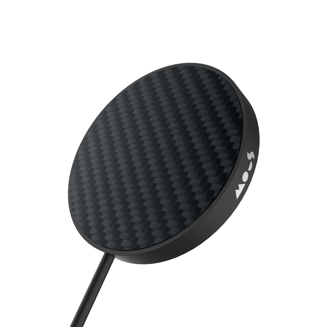 Ultra-Thin Aramid Fiber MagSafe® Compatible Wireless Charger - Fast Charging for iPhone 14/13/12 Series | Perfect for Home, Office & Car Use
