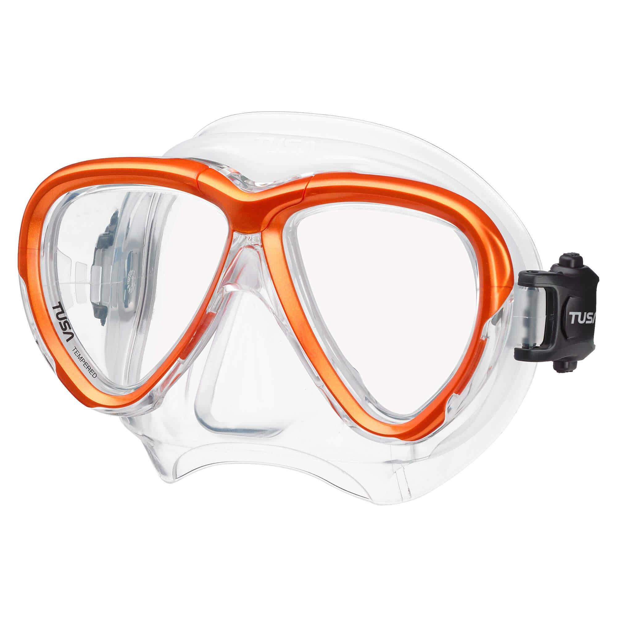 TUSA Intega Snorkeling Mask - Premium Full Face Diving Mask for Adults & Kids - Anti-Fog, Leak-Proof Design for Underwater Exploration & Scuba Diving