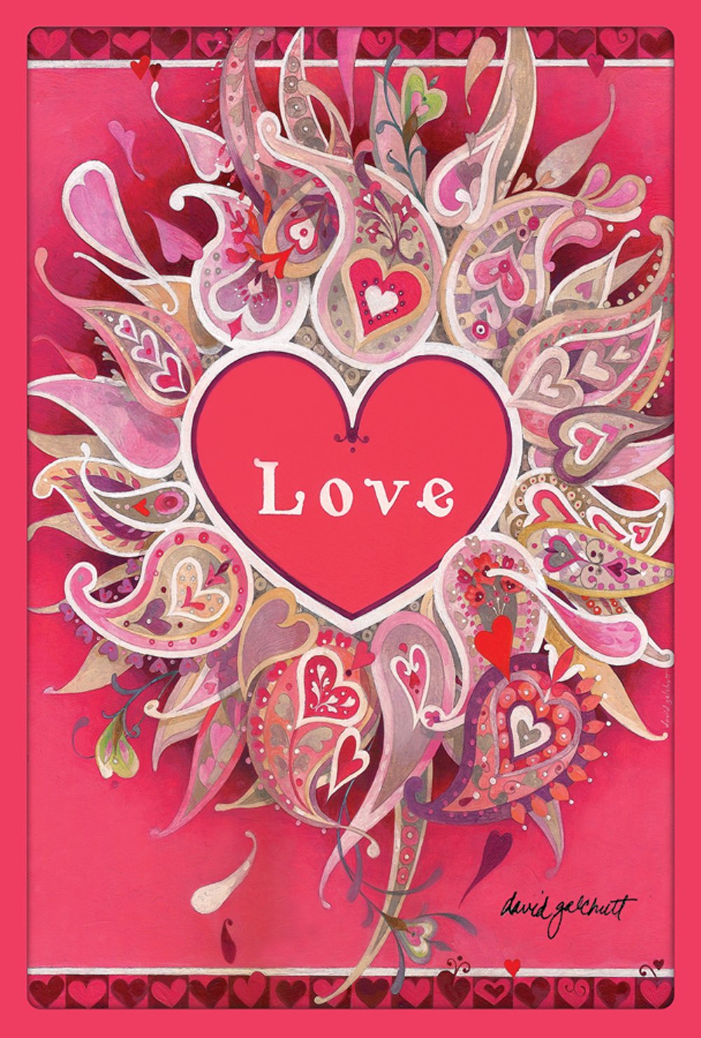 Toland Home Garden 109952 Love Petals Valentine Flag - 28x40 Inch Double Sided Outdoor Garden Flag for Valentine's Day Decorations | Perfect for Yard, Porch, and House Decor