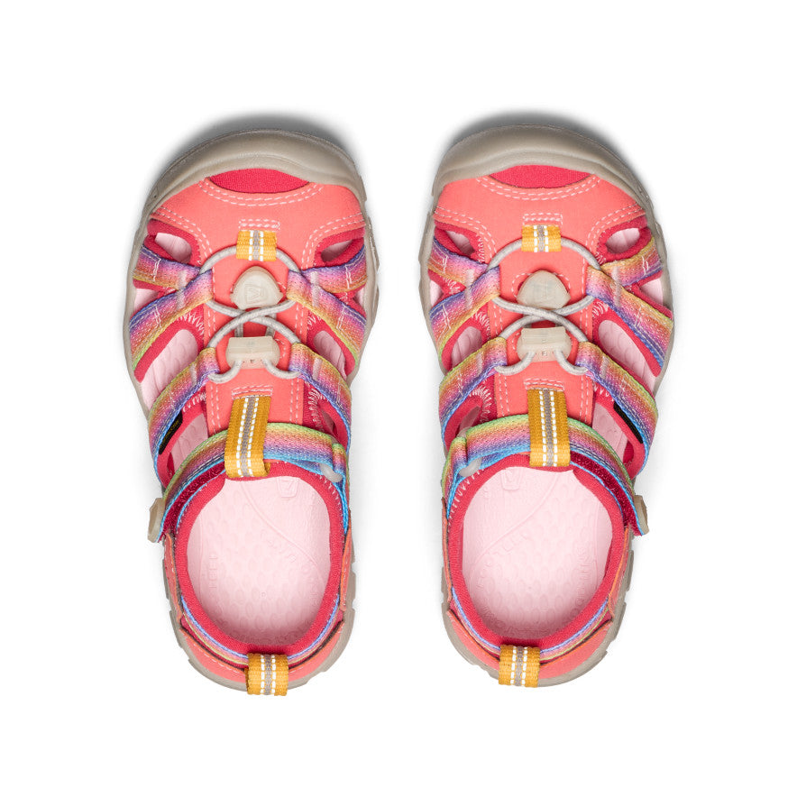 Seacamp II CNX Big Kids' Water Shoes | Rainbow Glow Color for Beach, Pool & Outdoor Activities