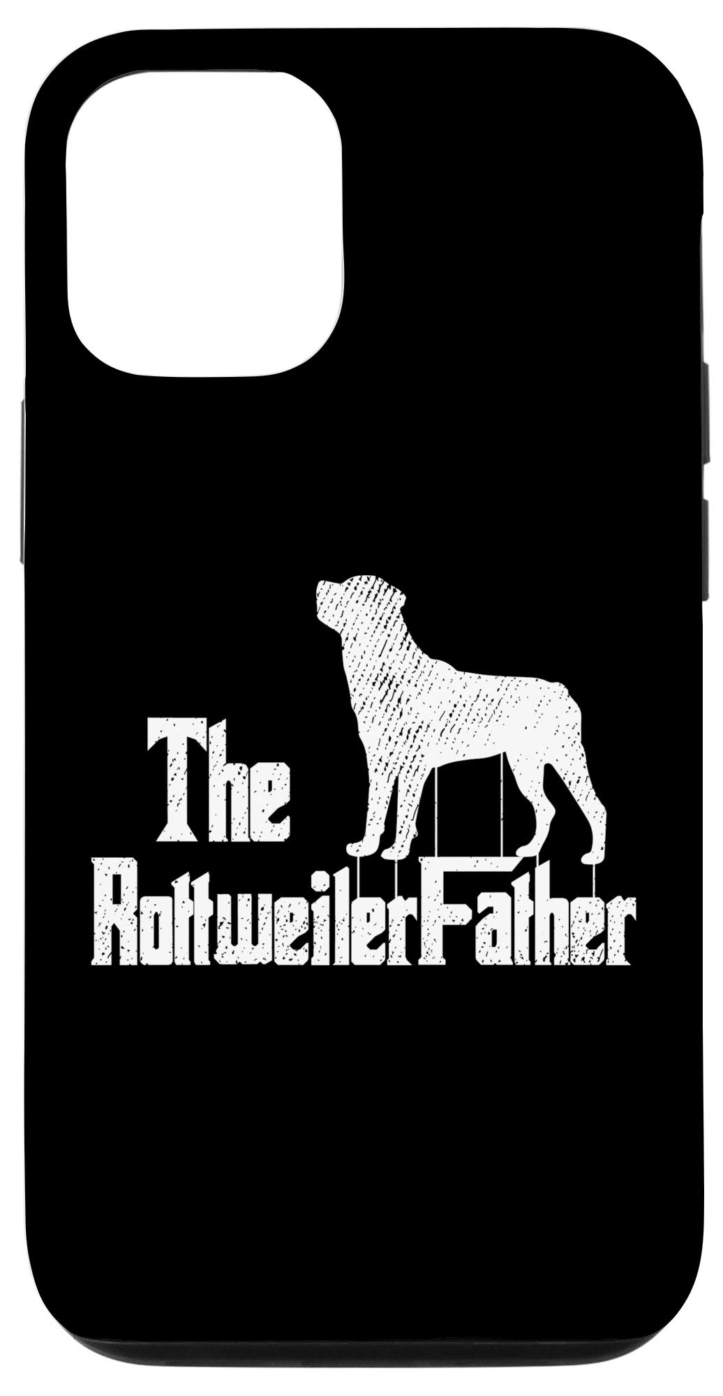 Funny Rottweiler Dad Dog Father iPhone 12/12 Pro Case - Perfect Gift for Dog Lovers & Rottie Owners - Ideal for Daily Use, Work, and Outdoor Activities