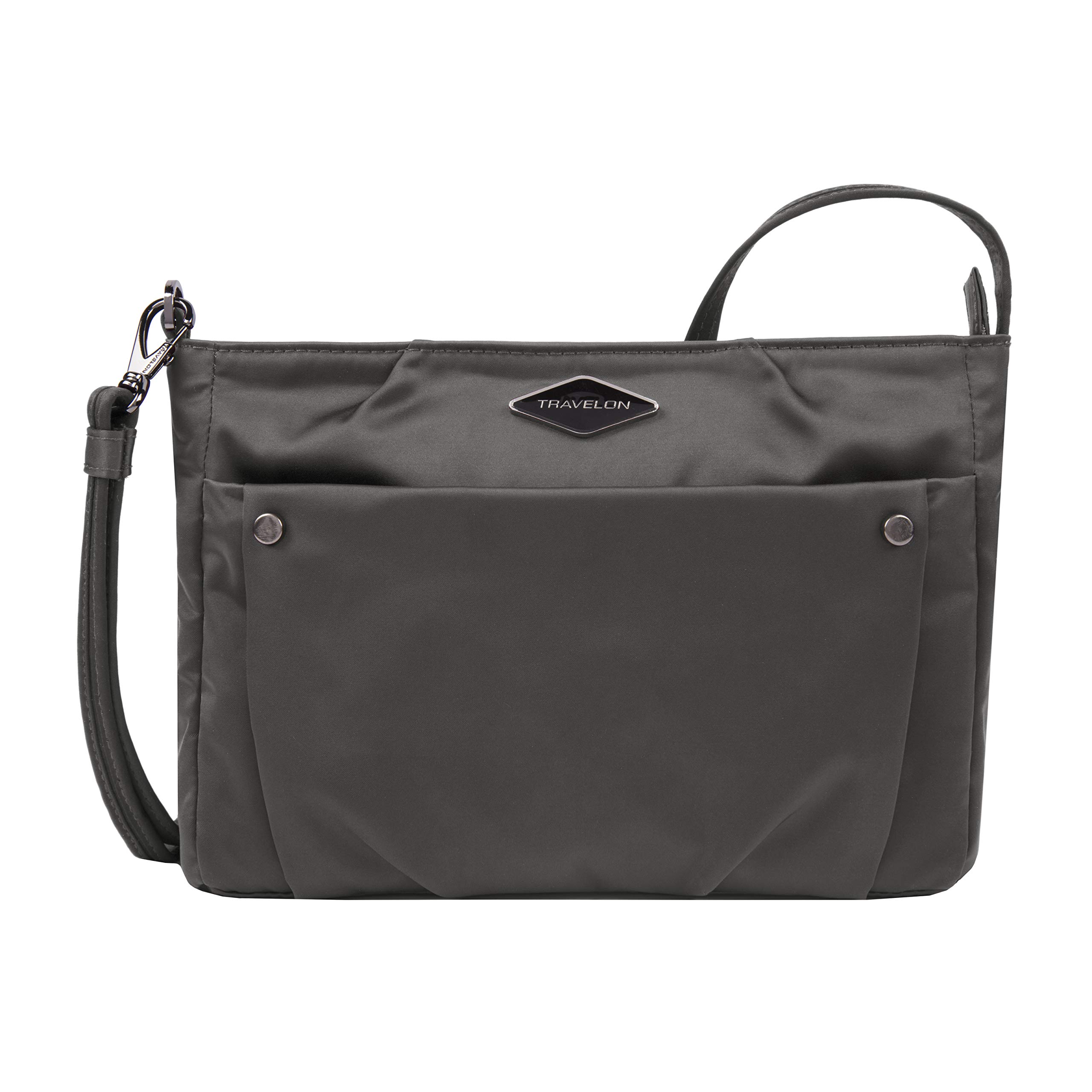 Travelon Anti-Theft Parkview Small Crossbody Bag - Secure RFID Blocking Purse for Women - Perfect for Travel, Commuting & Daily Use
