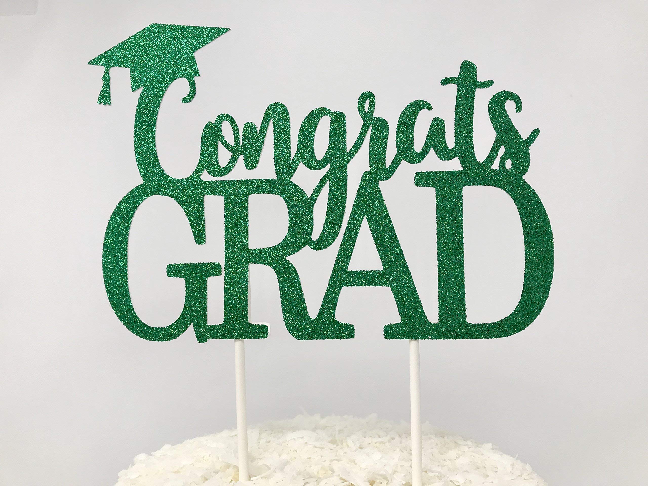 2020 Graduation Cake Topper - Elegant Graduation Decorations for Cakes, Cupcakes & Desserts | Perfect for Graduation Parties, Ceremonies & Celebrations