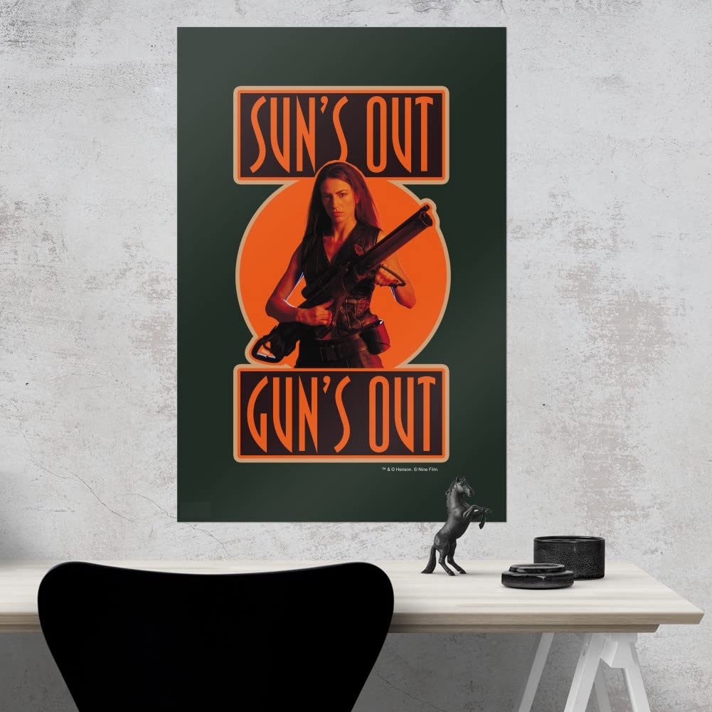 Farscape Aeryn Sun 'Sun's Out Gun's Out' Wall Art Poster - Sci-Fi Home Decor & Room Decoration | Perfect for Living Room, Bedroom, or Office Display
