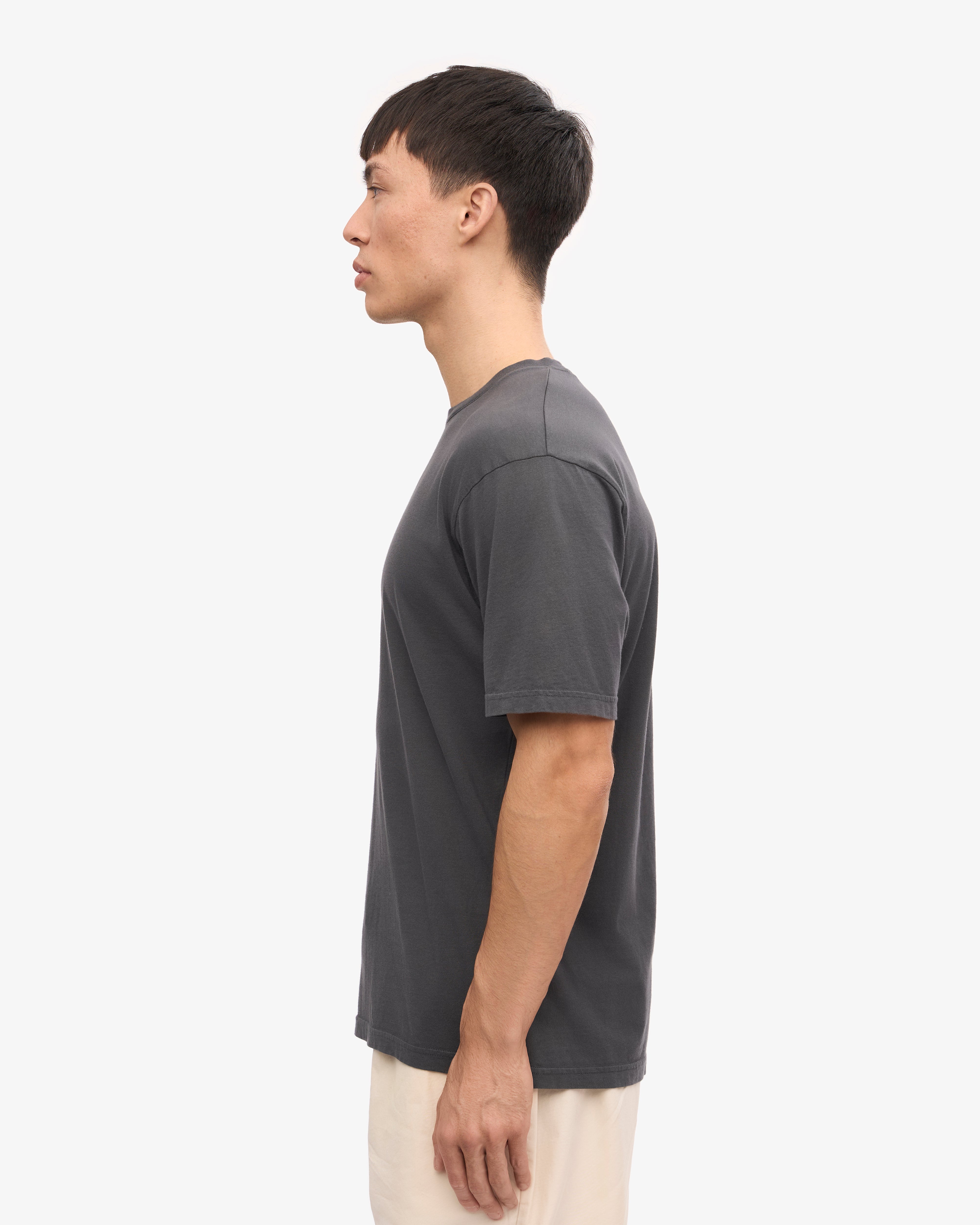 Classic Organic Cotton T-Shirt for Men & Women - Lava Grey | Eco-Friendly & Comfortable Casual Wear for Everyday Outfits