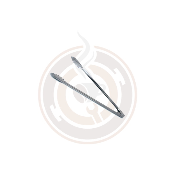 Omcan SS Coiled Spring Extra Heavy Weighted Tong - Commercial Grade Stainless Steel Kitchen Utensil (25/Case) - Perfect for Restaurants, Catering & Food Service Industry