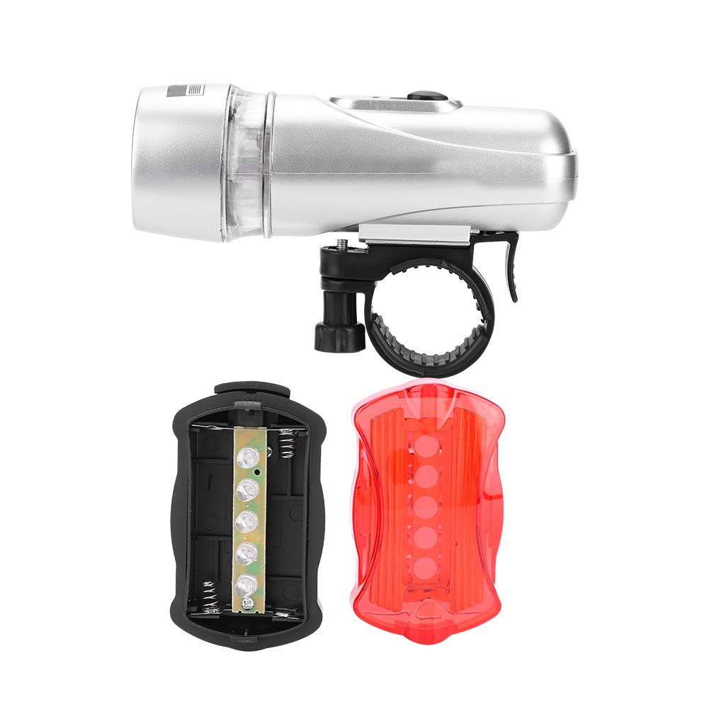 Super Bright LED Bike Light Set - Quick Release Waterproof Headlight & Taillight for Road & Mountain Bicycles - Perfect for Night Cycling, Commuting, and Trail Riding Safety
