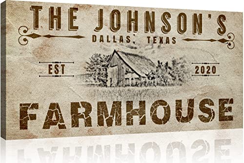 Personalized Rustic Canvas - Old Paper Background
