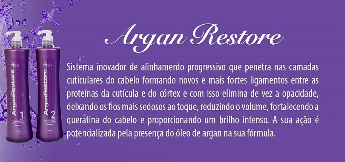 Argan Oil Keratin Hair Straightening Treatment - Brazilian Hair Repair System with Progressive Brush (2 L) - Formaldehyde Free for Smooth, Silky & Frizz-Free Hair at Home or Salon
