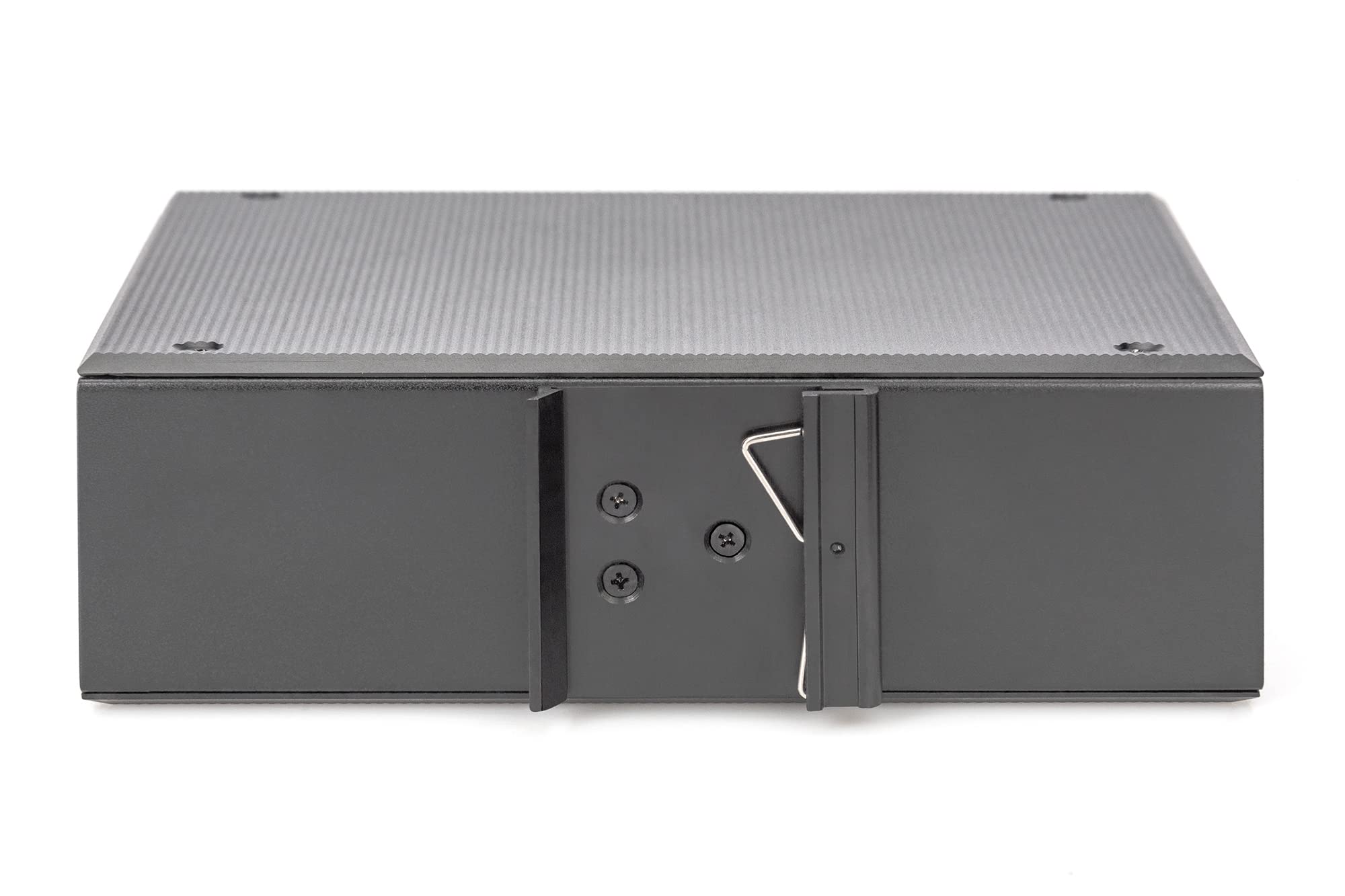 Digitus 4-Port PoE+ & 2-Port SFP Industrial Gigabit Ethernet Switch with 802.3at, DIN Rail Mount - Ideal for Factory Automation, Security Cameras & Harsh Environments