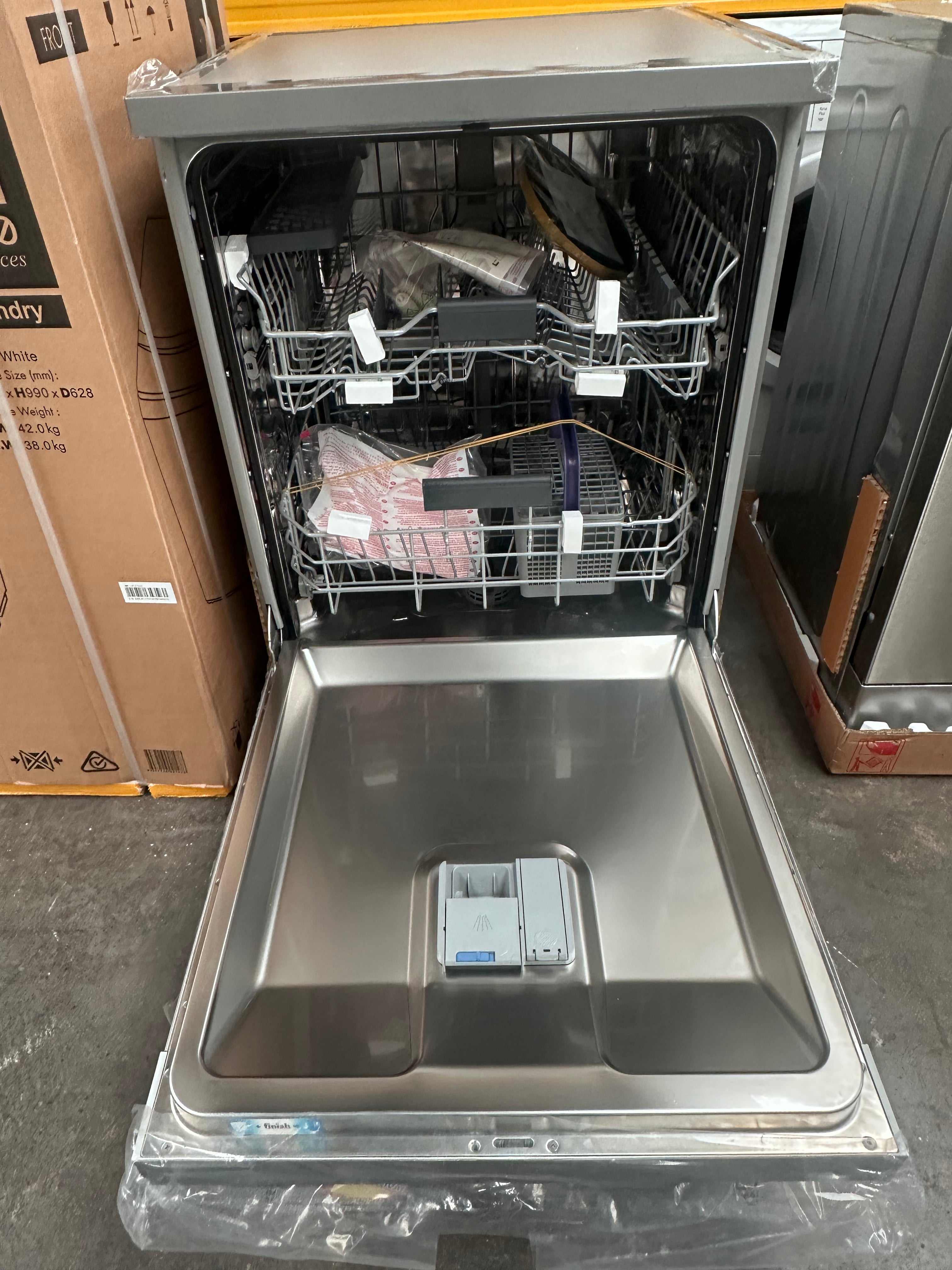 Beko BDF1410X Stainless Steel Dishwasher - European Made, Factory Refurbished | Perfect for Small Kitchens & Apartments