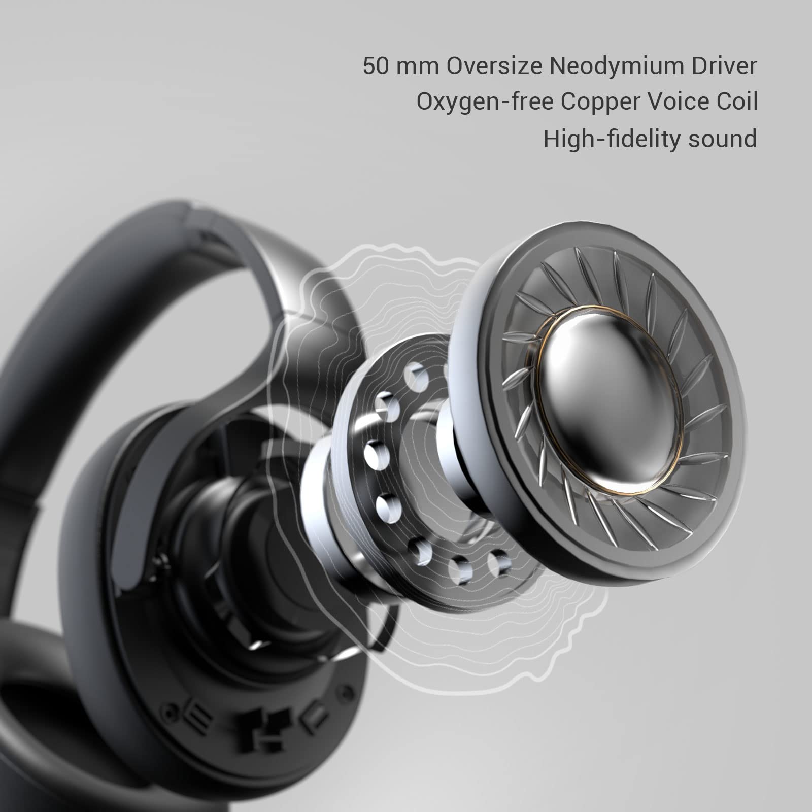 EKSA E4 AirComfy Lightweight Gaming Headset with Microphone - 263g Wired Headphones for PS5, PS4, Xbox One & PC - 50mm Drivers, Crystal Clear Surround Sound, Flip-to-Mute Mic - Perfect for Competitive Gaming & Long Sessions