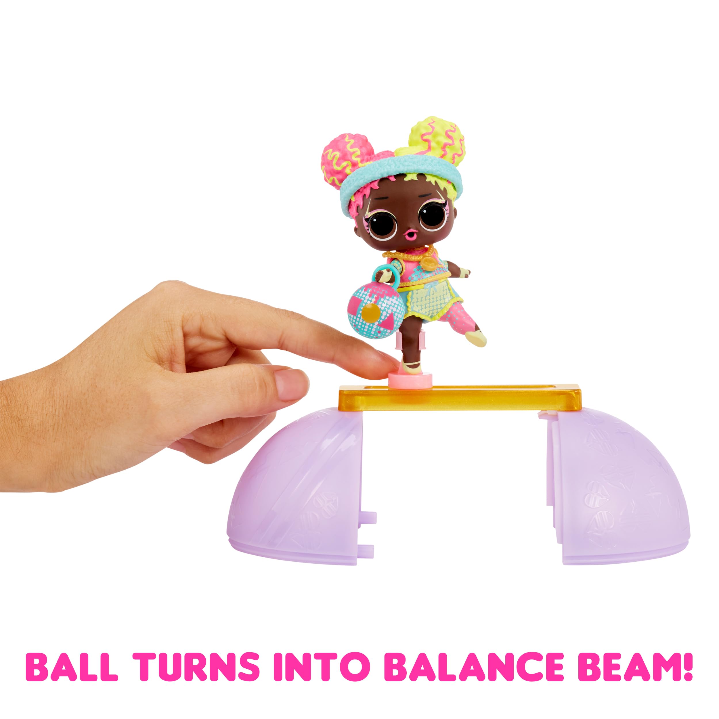 LOL Surprise All Star Sports Gymnastics Doll with 8 Surprises - Collectible Limited Edition Gymnast Doll with Balance Beam Ball - Perfect Gift for Kids & Collectors - Birthday, Christmas, Playtime & Gymnastics Themed Parties