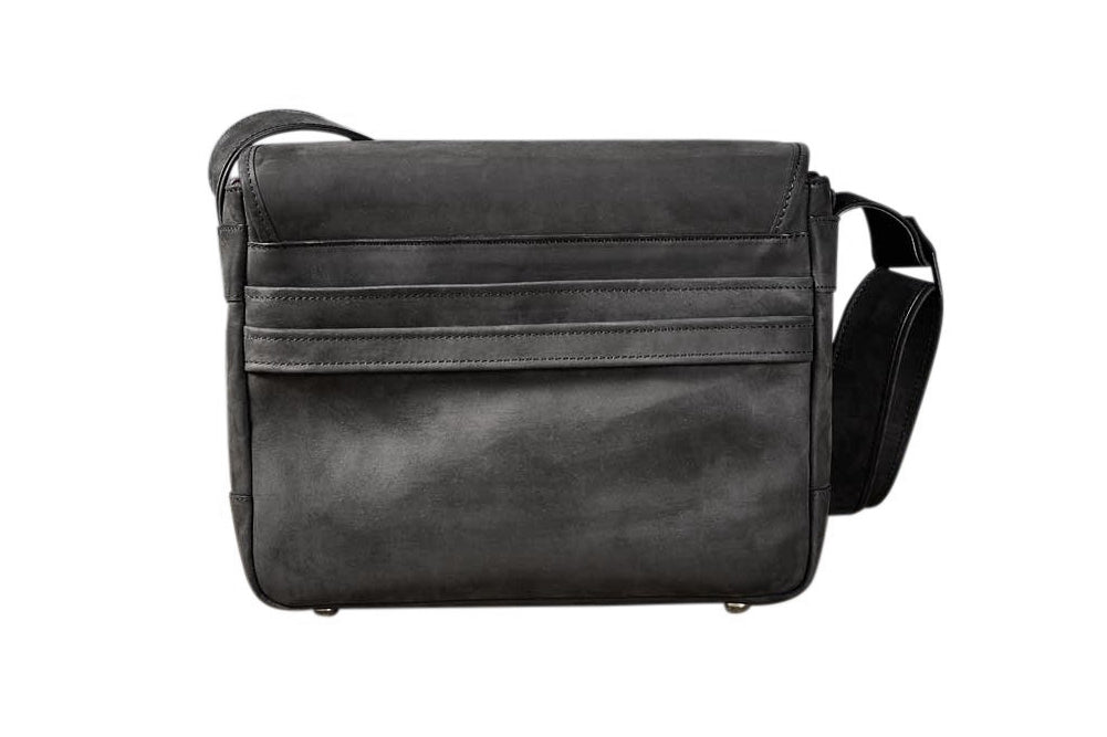 Premium Oberwerth SL Medium Camera Bag - Black with Red Lining | Waterproof DSLR/SLR Shoulder Bag for Photographers | Perfect for Travel, Street & Studio Photography
